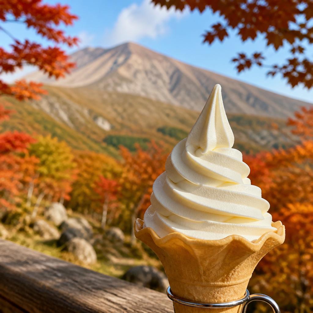 秋の那須で味わう至福の濃厚ソフトクリーム体験！
