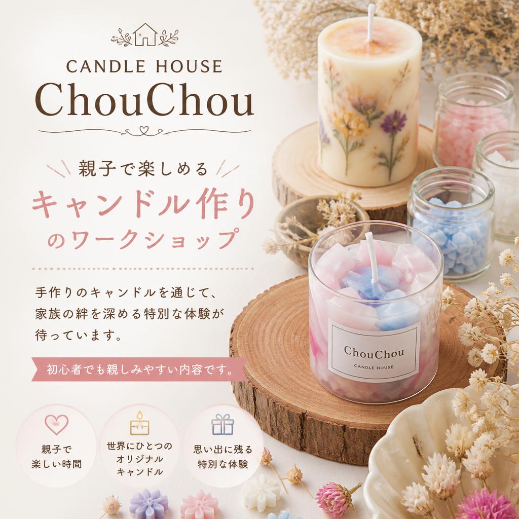 キャンドル体験教室で心を灯そう