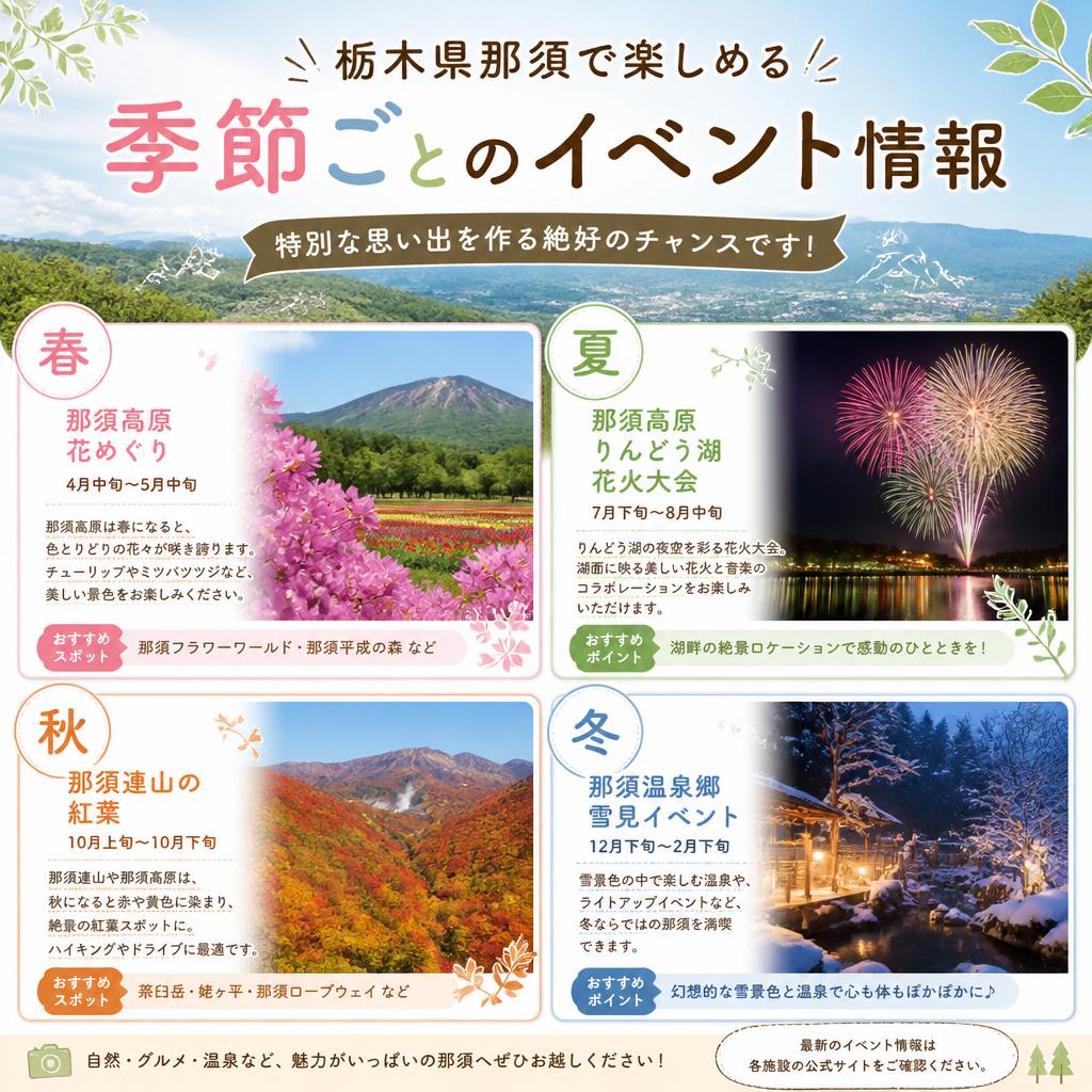 季節のイベントに参加しよう！