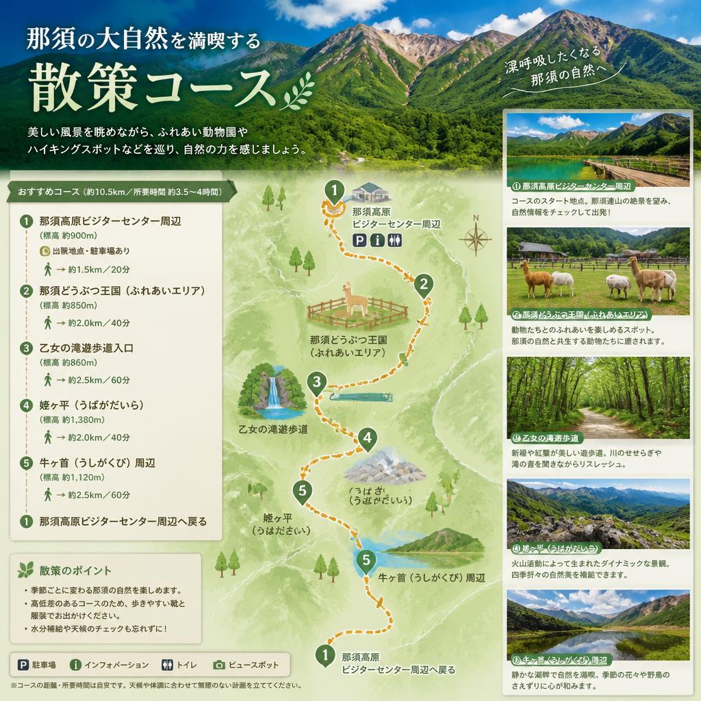 自然散策と観光