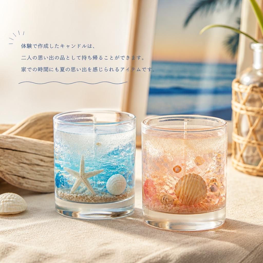 思い出のキャンドルをお持ち帰り